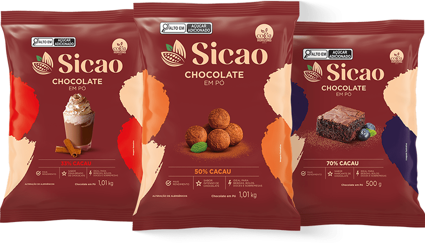 cacau em pó chocolate em pó sicao